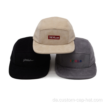 5 panel corduroy camper hat